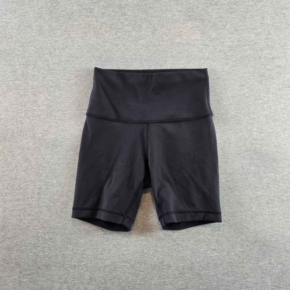 lululemon athletica Black High-Rise Athletic Bike Shorts